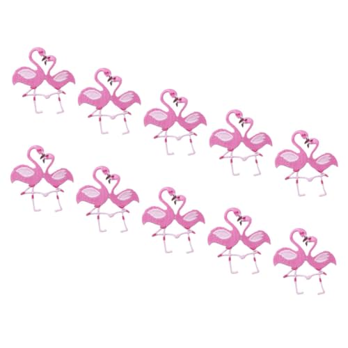 EXAOMBLE 10Stücke Gestickte Flamingo Aufnäher Bügelflicken für Kleidung Dekoration für Taschen und Schuhe Applikationen für DIY Projekte Langlebig und Vielseitig Einsetzbar EXAOMBLE 10Stücke Gestickte Flamingo Aufnäher Bügelflicken für Kleidung Dekoration für Taschen und Schuhe Applikationen für DIY Projekte Langlebig und Vielseitig Einsetzbar von EXAOMBLE