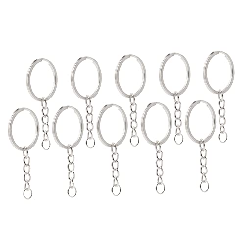 EXAOMBLE 10Stücke Geteilte Schlüsselringe Hochwertigem Metall DIY Schlüsselanhänger Zubehör mit Glatter Oberfläche für Sicheres und Langlebiges für Kreative Projekte EXAOMBLE 10Stücke Geteilte Schlüsselringe Hochwertigem Metall DIY Schlüsselanhänger Zubehör mit Glatter Oberfläche für Sicheres und Langlebiges für Kreative Projekte von EXAOMBLE