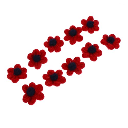 EXAOMBLE 10Stücke Handgefertigte Blumenapplikationen DIY Wollstrickblumen für Kreative Bastelprojekte Farbenfrohe Stoffblumen für Haar und Kleidungsaccessoires EXAOMBLE 10Stücke Handgefertigte Blumenapplikationen DIY Wollstrickblumen für Kreative Bastelprojekte Farbenfrohe Stoffblumen für Haar und Kleidungsaccessoires von EXAOMBLE
