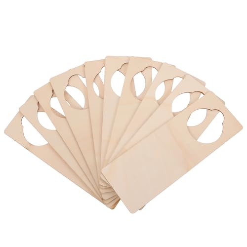 EXAOMBLE 10Stücke Holzschild Türdekoration DIY Graffiti Türknopfzeichen Hängende Holzplakette für Malerei und Gestaltung für Zuhause und EXAOMBLE 10Stücke Holzschild Türdekoration DIY Graffiti Türknopfzeichen Hängende Holzplakette für Malerei und Gestaltung für Zuhause und von EXAOMBLE