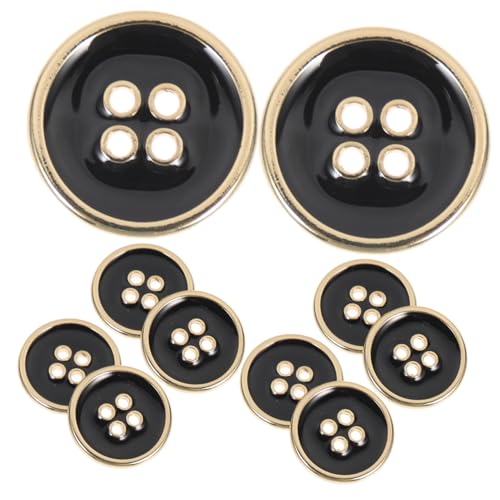 EXAOMBLE 10Stücke Metall Knöpfe für Kleidung Teiliges Hochwertigem Material für Mäntel und DIY Nähprojekte Runde Form Stabiler Halt EXAOMBLE 10Stücke Metall Knöpfe für Kleidung Teiliges Hochwertigem Material für Mäntel und DIY Nähprojekte Runde Form Stabiler Halt von EXAOMBLE