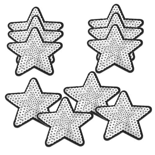 EXAOMBLE 10Stücke Patches Teiliges Glitzernde Applikations Patches für Kleidung Taschen Jeans und Jacken DIY Dekoration für Handarbeiten und von EXAOMBLE