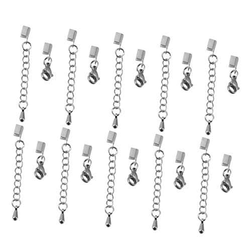 EXAOMBLE 10Stücke Teiliges Lobster Clips für DIY Armbänder und Robuste Verschlüsse für Lederkabel und Schmuckherstellung für Kreative Projekte EXAOMBLE 10Stücke Teiliges Lobster Clips für DIY Armbänder und Robuste Verschlüsse für Lederkabel und Schmuckherstellung für Kreative Projekte von EXAOMBLE