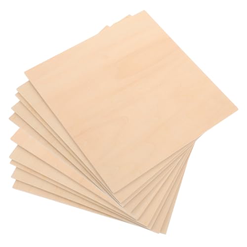 EXAOMBLE 10Stücke Unbehandelte Holzplatten DIY Bastelmaterial für Holzhandwerk und Heimdekoration zum Schnitzen und Pyrografie Vielseitig Einsetzbar EXAOMBLE 10Stücke Unbehandelte Holzplatten DIY Bastelmaterial für Holzhandwerk und Heimdekoration zum Schnitzen und Pyrografie Vielseitig Einsetzbar von EXAOMBLE