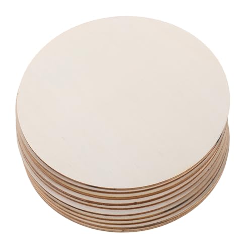 EXAOMBLE 10Stücke Unbehandelte Holzscheiben für DIY Projekte Natürliche Holz Dekorationen Vielseitig Einsetzbar für Bastelarbeiten Handgefertigte Holzornamente Halbfertiges EXAOMBLE 10Stücke Unbehandelte Holzscheiben für DIY Projekte Natürliche Holz Dekorationen Vielseitig Einsetzbar für Bastelarbeiten Handgefertigte Holzornamente Halbfertiges von EXAOMBLE