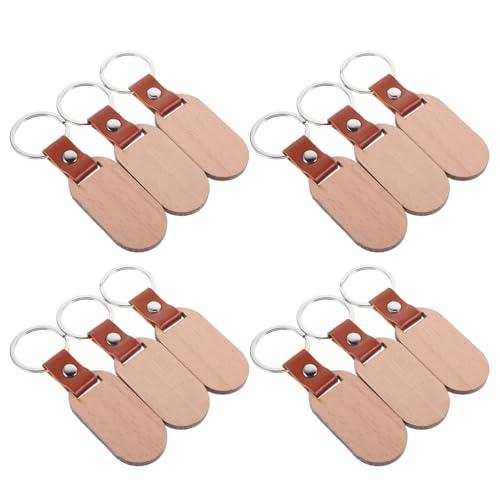 EXAOMBLE 12 Stück Schlüsselanhänger-rohlinge Aus Holz: Blanko-erkennungsmarken Aus Holz Für Haustiere – Unbehandelte Holzanhänger Selbermachen Und Gravieren – Diy-materialien EXAOMBLE 12 Stück Schlüsselanhänger-rohlinge Aus Holz: Blanko-erkennungsmarken Aus Holz Für Haustiere – Unbehandelte Holzanhänger Selbermachen Und Gravieren – Diy-materialien von EXAOMBLE