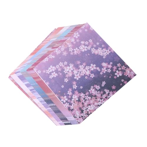 EXAOMBLE 120Blätter DIY Origami Papier Quadratisch Doppelseitiges Bastelpapier mit Kreativen Mustern für Bastelprojekte Langlebig und Vielseitig Einsetzbar von EXAOMBLE