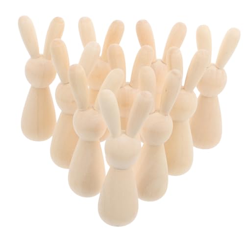 EXAOMBLE 12Stücke DIY Mini Holzkaninchen Ornamente Unvollendete Hasendekorationen für Bastelprojekte Ostern und Heimdekorationen EXAOMBLE 12Stücke DIY Mini Holzkaninchen Ornamente Unvollendete Hasendekorationen für Bastelprojekte Ostern und Heimdekorationen von EXAOMBLE