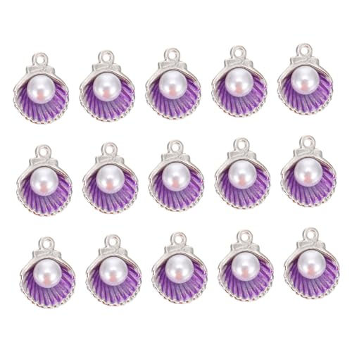 EXAOMBLE 15 Stück Teiliges Muschel Perlen Anhänger Kreative Tropfenförmige Schmuckcharms aus Legierung Vielseitig für DIY Ohrringe Armbänder Halsketten Geeignet für Basteln und EXAOMBLE 15 Stück Teiliges Muschel Perlen Anhänger Kreative Tropfenförmige Schmuckcharms aus Legierung Vielseitig für DIY Ohrringe Armbänder Halsketten Geeignet für Basteln und von EXAOMBLE
