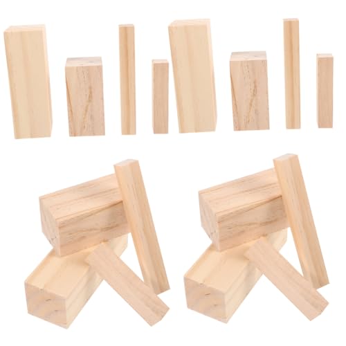 EXAOMBLE 16 Stück Teiliges Unbemalte Holzblöcke für Erwachsene DIY Holzschnitzerei für Kreative Bastelprojekte und Heimdekoration EXAOMBLE 16 Stück Teiliges Unbemalte Holzblöcke für Erwachsene DIY Holzschnitzerei für Kreative Bastelprojekte und Heimdekoration von EXAOMBLE