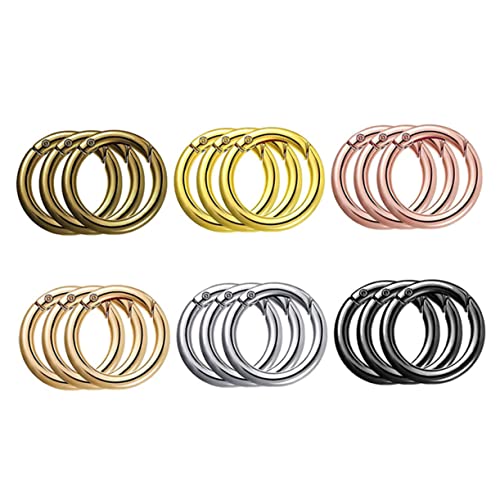 EXAOMBLE 18 Stück Teiliges Metall Federklammern Schlüsselring Karabiner für DIY Zubehör für Taschen Schlüssel und Handwerksprojekte EXAOMBLE 18 Stück Teiliges Metall Federklammern Schlüsselring Karabiner für DIY Zubehör für Taschen Schlüssel und Handwerksprojekte von EXAOMBLE
