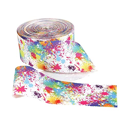 EXAOMBLE 1Rolle DIY Bogen Packgurtband Handgefertigtes Dekoratives Gurtband für Bastelprojekte Breit Farbenfrohe Muster für und Partys EXAOMBLE 1Rolle DIY Bogen Packgurtband Handgefertigtes Dekoratives Gurtband für Bastelprojekte Breit Farbenfrohe Muster für und Partys von EXAOMBLE