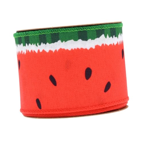 EXAOMBLE 1Rolle DIY Dekorationsband für Geschenkverpackungen und Blumenarrangements Wassermelonenbedruckt Leicht Vielseitig Einsetzbar für Bastelprojekte EXAOMBLE 1Rolle DIY Dekorationsband für Geschenkverpackungen und Blumenarrangements Wassermelonenbedruckt Leicht Vielseitig Einsetzbar für Bastelprojekte von EXAOMBLE