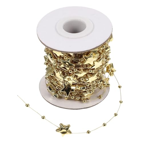 EXAOMBLE 1Rolle Multifunktionale Pentagrammperlen Schnur für Schmuckherstellung für Halsketten und Armbänder Dekoration für Feste und Partys EXAOMBLE 1Rolle Multifunktionale Pentagrammperlen Schnur für Schmuckherstellung für Halsketten und Armbänder Dekoration für Feste und Partys von EXAOMBLE