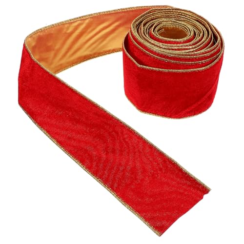 EXAOMBLE 1Rolle Rotes Geschenkband Schneidbares Dekorationsband Vielseitiges Festival Geschenkband für Bastelarbeiten Heimdekoration und Geschenkverpackung EXAOMBLE 1Rolle Rotes Geschenkband Schneidbares Dekorationsband Vielseitiges Festival Geschenkband für Bastelarbeiten Heimdekoration und Geschenkverpackung von EXAOMBLE