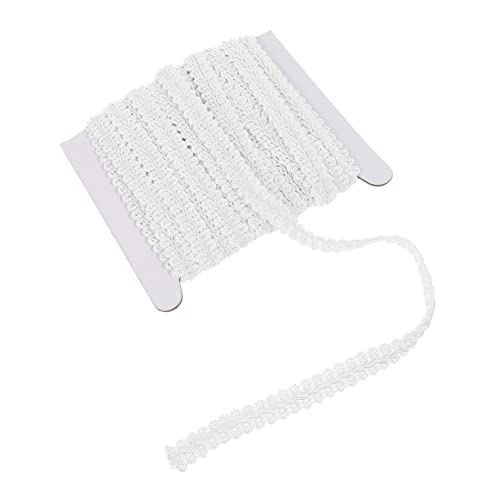 EXAOMBLE 1Rolle Weißes Polyester Spitzenband für DIY Vorhänge und Kleidungsdekoration Dekoratives Nähmaterial für Handarbeiten und Heimprojekte EXAOMBLE 1Rolle Weißes Polyester Spitzenband für DIY Vorhänge und Kleidungsdekoration Dekoratives Nähmaterial für Handarbeiten und Heimprojekte von EXAOMBLE