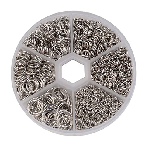 EXAOMBLE 1Satz DIY Schmuckzubehör Handgemachte Aufhängeringe Eisen Silber für Armband und Halskettenherstellung Praktisch Verpackt EXAOMBLE 1Satz DIY Schmuckzubehör Handgemachte Aufhängeringe Eisen Silber für Armband und Halskettenherstellung Praktisch Verpackt von EXAOMBLE