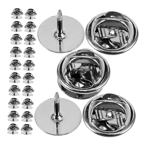 EXAOMBLE 1Satz Krawattennadel Silberne Pin für DIY Emaillestifte Hochwertige Anstecker Verschlüsse für Schmuckherstellung und Bastelprojekte Einfach zu Bedienen und Tragbar von EXAOMBLE