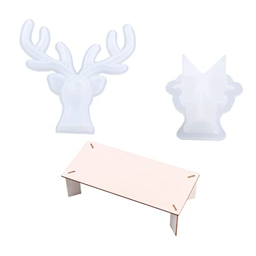 EXAOMBLE 1Satz Silikonform für Geweih Dekoration Teiliges mit Halterung Handgefertigte DIY Gießform für Ornamente für Projekte und Weihnachtsgeschenke EXAOMBLE 1Satz Silikonform für Geweih Dekoration Teiliges mit Halterung Handgefertigte DIY Gießform für Ornamente für Projekte und Weihnachtsgeschenke von EXAOMBLE