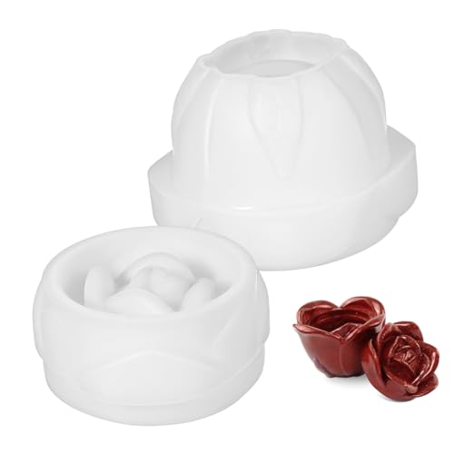 EXAOMBLE 1Satz Silikonform für Rosenglas Gießform Kunstharz Epoxidharz Schmuckbox DIY Bastelbedarf für Aufbewahrung und Dekoration Romantisches für Besondere EXAOMBLE 1Satz Silikonform für Rosenglas Gießform Kunstharz Epoxidharz Schmuckbox DIY Bastelbedarf für Aufbewahrung und Dekoration Romantisches für Besondere von EXAOMBLE