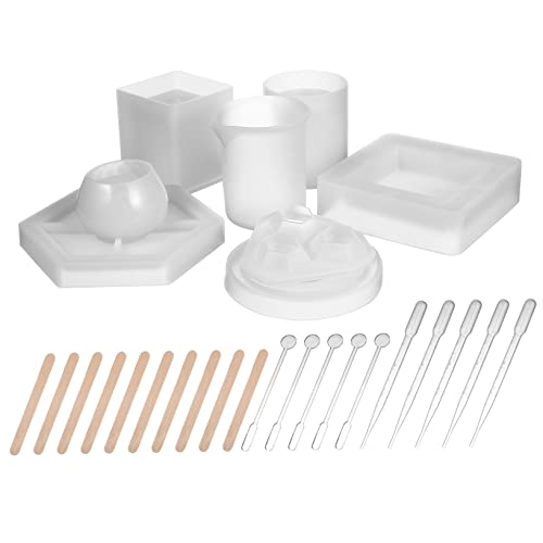 EXAOMBLE 1Satz Silikonformen für DIY Kunstprojekte Teiliges Kit für Harz Epoxidharz Polymerton Vielseitig Einsetzbar für Untersetzer Aschenbecher und Mehr EXAOMBLE 1Satz Silikonformen für DIY Kunstprojekte Teiliges Kit für Harz Epoxidharz Polymerton Vielseitig Einsetzbar für Untersetzer Aschenbecher und Mehr von EXAOMBLE