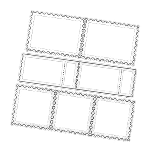 EXAOMBLE 1Satz Stanzformen für Fotorahmen Schneidformen für DIY Stempel und Bastelprojekte und Langlebig Fördert Kreativität und Praktische Fähigkeiten bei Jugendlichen von EXAOMBLE