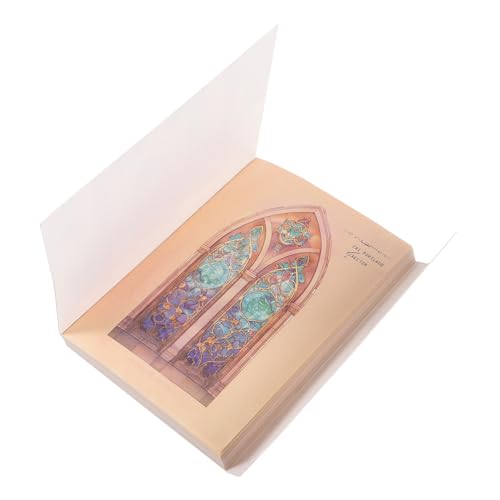 EXAOMBLE 1Satz Vintage Scrapbooking Papier Retro DIY Hintergrundpapier für Journaling Altpapier Dekoration Scrapbooking Supplies für Notizbücher und Fotoalben von EXAOMBLE