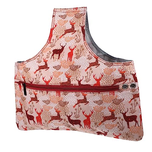 EXAOMBLE 1Stück Große Strick Garn Organizer mit Modischem Muster Praktische Handgelenk Einkaufs Basteltasche für Strickprojekte Ergonomie von EXAOMBLE