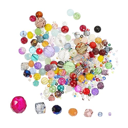 EXAOMBLE 1Tasche DIY Schmuckperlen Bunte Glasperlen für Armbänder Ohrringe Vielseitige Bastelideen für Kreative DIY Projekte und von EXAOMBLE