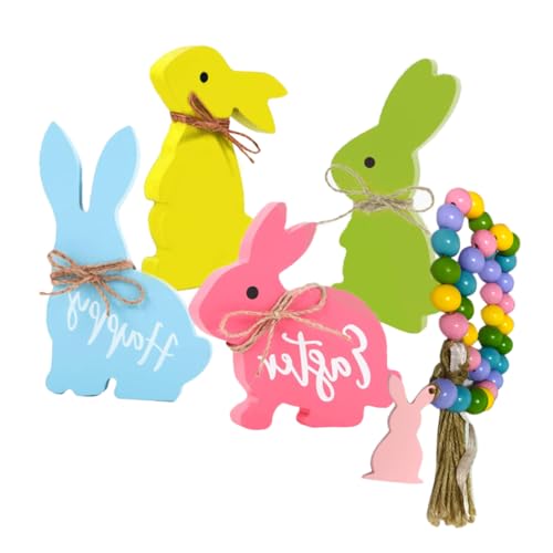 EXAOMBLE 1satz Osterdeko Teiliges Holz Hasen Figuren Mit Perlen Für Fröhliche Tischdekoration Für Ostern Feier Langlebig Und Kinderfreundlich Für Zuhause EXAOMBLE 1satz Osterdeko Teiliges Holz Hasen Figuren Mit Perlen Für Fröhliche Tischdekoration Für Ostern Feier Langlebig Und Kinderfreundlich Für Zuhause von EXAOMBLE