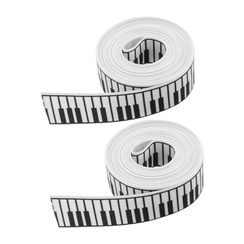 EXAOMBLE 2 Rollen Musikhandwerksband Schleife Bedruckt Partyband Geschenkband Musikband Musterband Geburtstagsband Band Zum Basteln Bänder Zum Basteln Straußbänder Polyester EXAOMBLE 2 Rollen Musikhandwerksband Schleife Bedruckt Partyband Geschenkband Musikband Musterband Geburtstagsband Band Zum Basteln Bänder Zum Basteln Straußbänder Polyester von EXAOMBLE