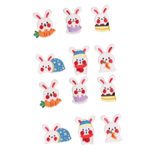 EXAOMBLE 2 Sätze Cartoon-kaninchen-stoff-aufkleber Flicken Nähen Bastelzubehör Zum Nähen Kleidung Applikationen Kleiderflicken Flicken Für Bekleidung Polyester 6 Stücke * 2 EXAOMBLE 2 Sätze Cartoon-kaninchen-stoff-aufkleber Flicken Nähen Bastelzubehör Zum Nähen Kleidung Applikationen Kleiderflicken Flicken Für Bekleidung Polyester 6 Stücke * 2 von EXAOMBLE