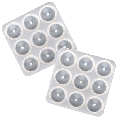 EXAOMBLE 2 Stück DIY Silikon Anhänger Form Teiliges Epoxidharz Gießform für Schmuck Wiederverwendbare Flexible Silikonform für Halskette Armband und Bastelarbeiten EXAOMBLE 2 Stück DIY Silikon Anhänger Form Teiliges Epoxidharz Gießform für Schmuck Wiederverwendbare Flexible Silikonform für Halskette Armband und Bastelarbeiten von EXAOMBLE