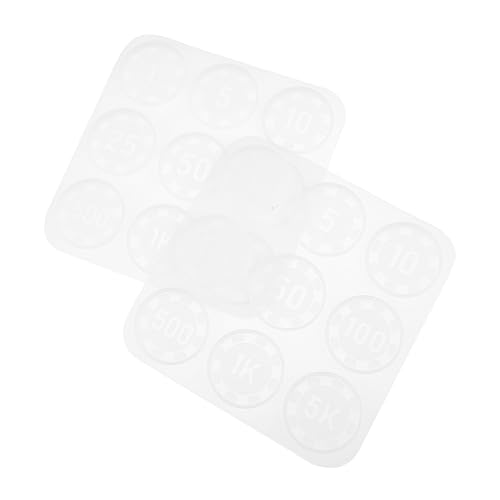EXAOMBLE 2 Stück Silikonformen für DIY Epoxidharz Handgefertigte Chips Gießform Wiederverwendbar Flexible Silikonmould für Kreative Bastelprojekte EXAOMBLE 2 Stück Silikonformen für DIY Epoxidharz Handgefertigte Chips Gießform Wiederverwendbar Flexible Silikonmould für Kreative Bastelprojekte von EXAOMBLE