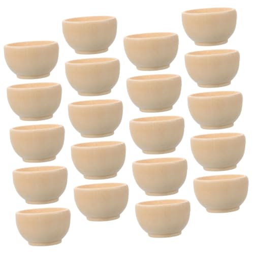 EXAOMBLE 20 Stück Kleine Holzschale Holzornamente Zum Ausmalen Hölzerne Diy -ornamente Holzornament Mädchen Holzverzierungsrohlinge Kleine Holzschüssel Diy-ornamente Beige EXAOMBLE 20 Stück Kleine Holzschale Holzornamente Zum Ausmalen Hölzerne Diy -ornamente Holzornament Mädchen Holzverzierungsrohlinge Kleine Holzschüssel Diy-ornamente Beige von EXAOMBLE