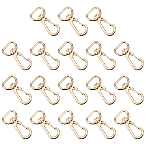 EXAOMBLE 20 Stück Legierung Drehverschluss Karabinerhaken für Taschen Schlüsselanhänger und DIY Zubehör Robuste und Langlebige Verbindungselemente Hochwertiger Legierung EXAOMBLE 20 Stück Legierung Drehverschluss Karabinerhaken für Taschen Schlüsselanhänger und DIY Zubehör Robuste und Langlebige Verbindungselemente Hochwertiger Legierung von EXAOMBLE
