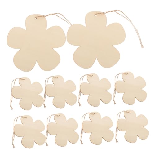 EXAOMBLE 20 Stück Unvollendete Holzblüten Ausschnitte für Diy Projekte Robuste Holzstücke zum Bemalen und Gestalten von Dekorationen für Zuhause und EXAOMBLE 20 Stück Unvollendete Holzblüten Ausschnitte für Diy Projekte Robuste Holzstücke zum Bemalen und Gestalten von Dekorationen für Zuhause und von EXAOMBLE