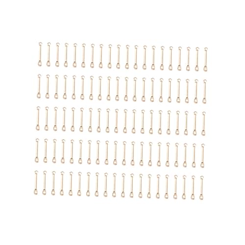 EXAOMBLE 200Stücke Earring Connection Rods Teardrop Schmuckzubehör für DIY Ohrringe Handgefertigte Schmuckprojekte und Bastelarbeiten von EXAOMBLE