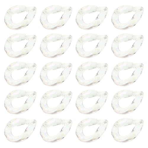 EXAOMBLE 20Stücke Acryl Verknüpfung Ringe DIY Craft Verbindungsringe für Armbänder Schlüsselanhänger und Handyketten Robuste Verbindungselemente für Kreative Handwerksprojekte EXAOMBLE 20Stücke Acryl Verknüpfung Ringe DIY Craft Verbindungsringe für Armbänder Schlüsselanhänger und Handyketten Robuste Verbindungselemente für Kreative Handwerksprojekte von EXAOMBLE