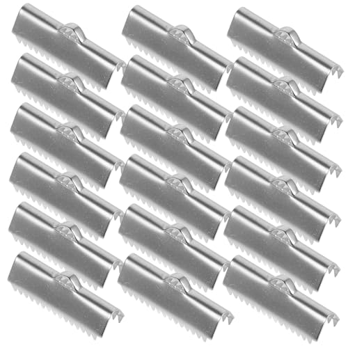 EXAOMBLE 20Stücke Lederbandklemmen Metall Bandverschlüsse für Schmuckzubehör Passend für Verschiedene Lederbandstärken Langlebig und Elegant für Kreative Projekte EXAOMBLE 20Stücke Lederbandklemmen Metall Bandverschlüsse für Schmuckzubehör Passend für Verschiedene Lederbandstärken Langlebig und Elegant für Kreative Projekte von EXAOMBLE