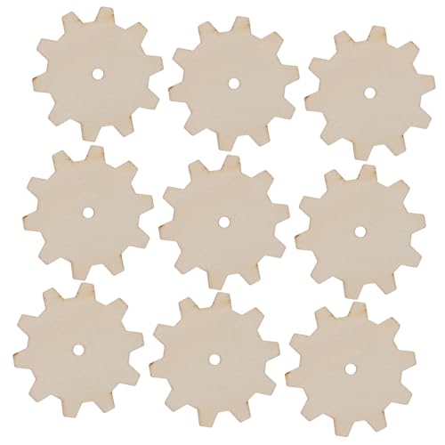 EXAOMBLE 20Stücke Unvollendete Holz Zahnradausschnitte für DIY Bastelzubehör Holzplatten Gestalten für Projekte und Lernspiele EXAOMBLE 20Stücke Unvollendete Holz Zahnradausschnitte für DIY Bastelzubehör Holzplatten Gestalten für Projekte und Lernspiele von EXAOMBLE
