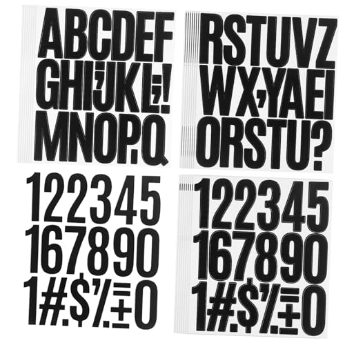 EXAOMBLE 24Blätter Buchstabenaufkleber Vinyl Alphabet Sticker mit Zahlen und Satzzeichen für Kreative Dekoration und Beschriftung Selbstklebend und Einfach Anzubringen EXAOMBLE 24Blätter Buchstabenaufkleber Vinyl Alphabet Sticker mit Zahlen und Satzzeichen für Kreative Dekoration und Beschriftung Selbstklebend und Einfach Anzubringen von EXAOMBLE