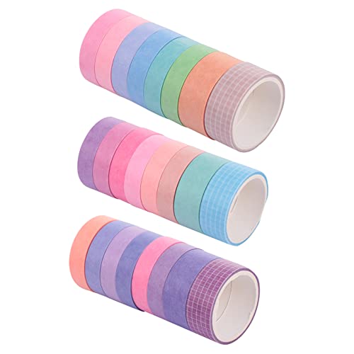 EXAOMBLE 24Rollen Washi Tape Set Farben Japanische Masking Tapes für Scrapbooking DIY Bastelprojekte Dekorative Klebebänder Einfach zu Entfernen und Langlebig EXAOMBLE 24Rollen Washi Tape Set Farben Japanische Masking Tapes für Scrapbooking DIY Bastelprojekte Dekorative Klebebänder Einfach zu Entfernen und Langlebig von EXAOMBLE