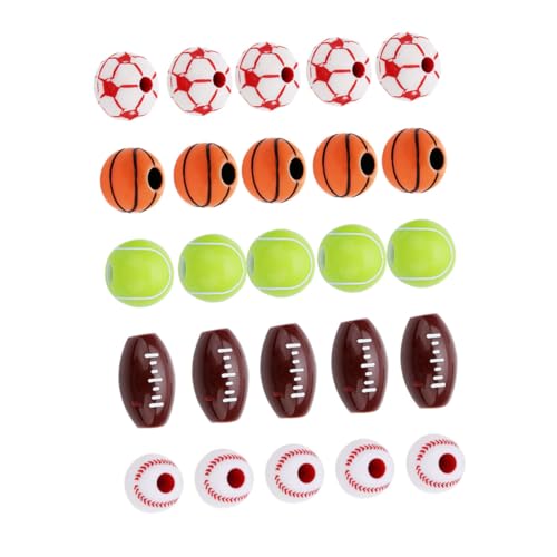 EXAOMBLE 250 Stück Acryl Kugelperlen Dekorative DIY Bastelperlen Langlebige Farbige Perlen für Armband Schmuckherstellung für Bastelprojekte und Accessoire Verzierung von EXAOMBLE