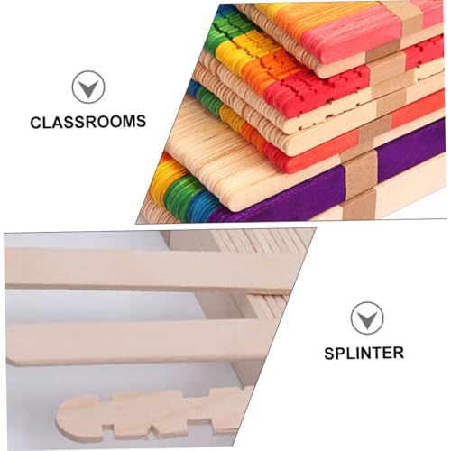 EXAOMBLE 250 Stück Holzstäbchen zum Basteln Natur Popsicle Sticks Glatte Oberfläche für Kindergarten DIY Kreativmaterial Fördert Feinmotorik und Fantasie bei Kindern EXAOMBLE 250 Stück Holzstäbchen zum Basteln Natur Popsicle Sticks Glatte Oberfläche für Kindergarten DIY Kreativmaterial Fördert Feinmotorik und Fantasie bei Kindern von EXAOMBLE