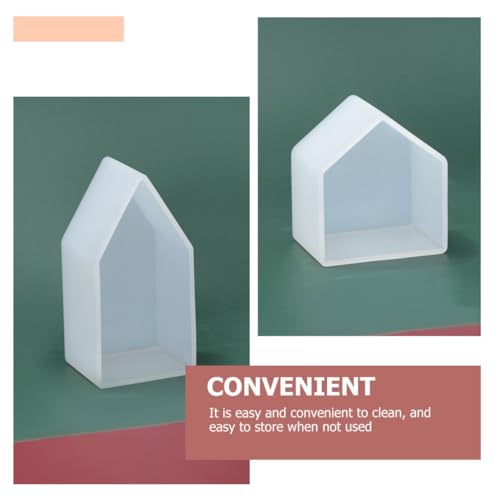 EXAOMBLE 2Stücke Silikon Epoxidformen für Kreative Hausdesigns DIY Gießformen für Einzigartige Blumentöpfe und Dekoobjekte für Anfänger und Profis von EXAOMBLE