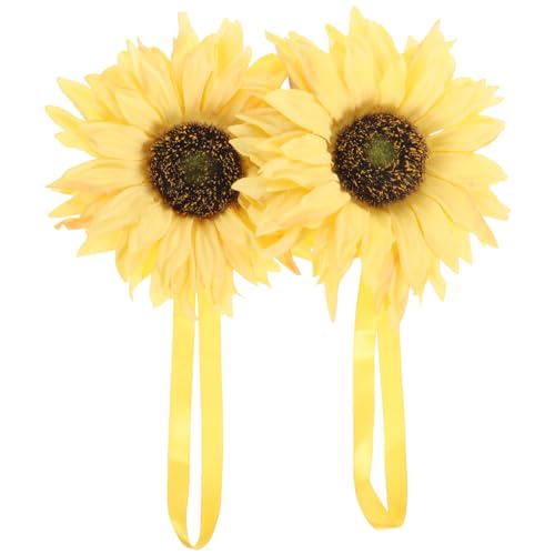 EXAOMBLE 2Stücke Vorhang Raffhalter mit Magnetverschluss im Sonnenblumen Design Dekorative Vorhangkrawatten für Dünne Vorhänge Geeignet für Wohnzimmer Büro und Schlafzimmer EXAOMBLE 2Stücke Vorhang Raffhalter mit Magnetverschluss im Sonnenblumen Design Dekorative Vorhangkrawatten für Dünne Vorhänge Geeignet für Wohnzimmer Büro und Schlafzimmer von EXAOMBLE