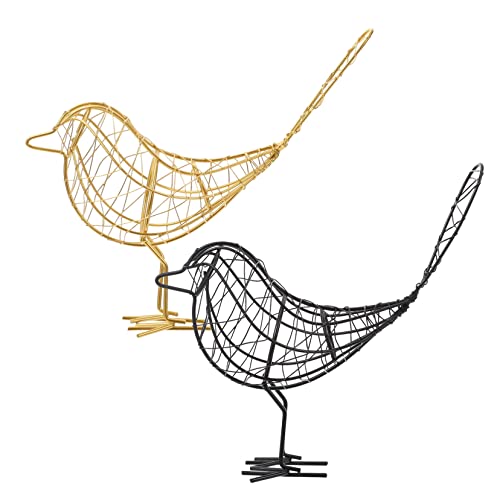 EXAOMBLE 2stücke Eisen Draht Vogel Figurine Dekoration Kunst Vögel Ornamente Für Zuhause Wohnzimmer Und Garten Stilvolle Büroschmuckstücke EXAOMBLE 2stücke Eisen Draht Vogel Figurine Dekoration Kunst Vögel Ornamente Für Zuhause Wohnzimmer Und Garten Stilvolle Büroschmuckstücke von EXAOMBLE