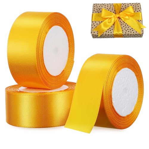 EXAOMBLE 3 Rollen Satinband Geschenkverpackung Breit DIY Dekorationsband für Hochzeiten Geburtstagsfeiern und Valentinstag Vielseitig Einsetzbar und Einfach Zuzuschneiden EXAOMBLE 3 Rollen Satinband Geschenkverpackung Breit DIY Dekorationsband für Hochzeiten Geburtstagsfeiern und Valentinstag Vielseitig Einsetzbar und Einfach Zuzuschneiden von EXAOMBLE