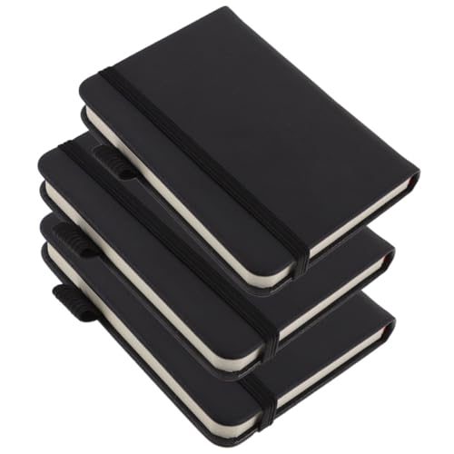 EXAOMBLE 3 Stück Teiliges Kleines Pocket Notizbuch mit Linierten Leichtes Tragbares Schreibheft für Büro Schule und Persönliche Notizen Praktischer Business Planer im Kompakten Format von EXAOMBLE